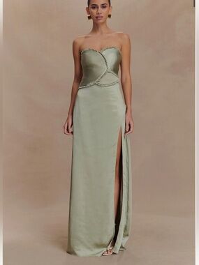 Meshki Larissa Satin Maxi Dress